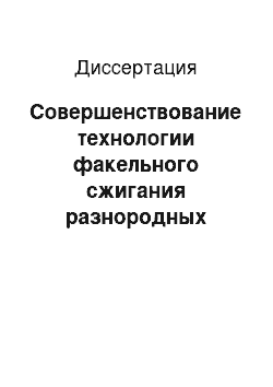 Диссертация: Совершенствование технологии факельного сжигания разнородных твердых топлив и природного газа в топках котлов с фронтальным размещением горелок