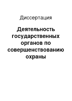 Диссертация: Деятельность государственных органов по совершенствованию охраны государственной границы СССР в годы военной реформы 1924-1928 гг